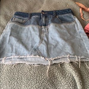 Jean skirt